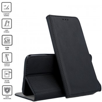 Juodas atverciamas idėklas (XPERIA XA2) telefonams